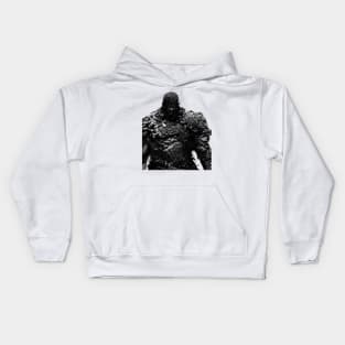 Fantasy Viking Berserker Pen and Ink Art Kids Hoodie